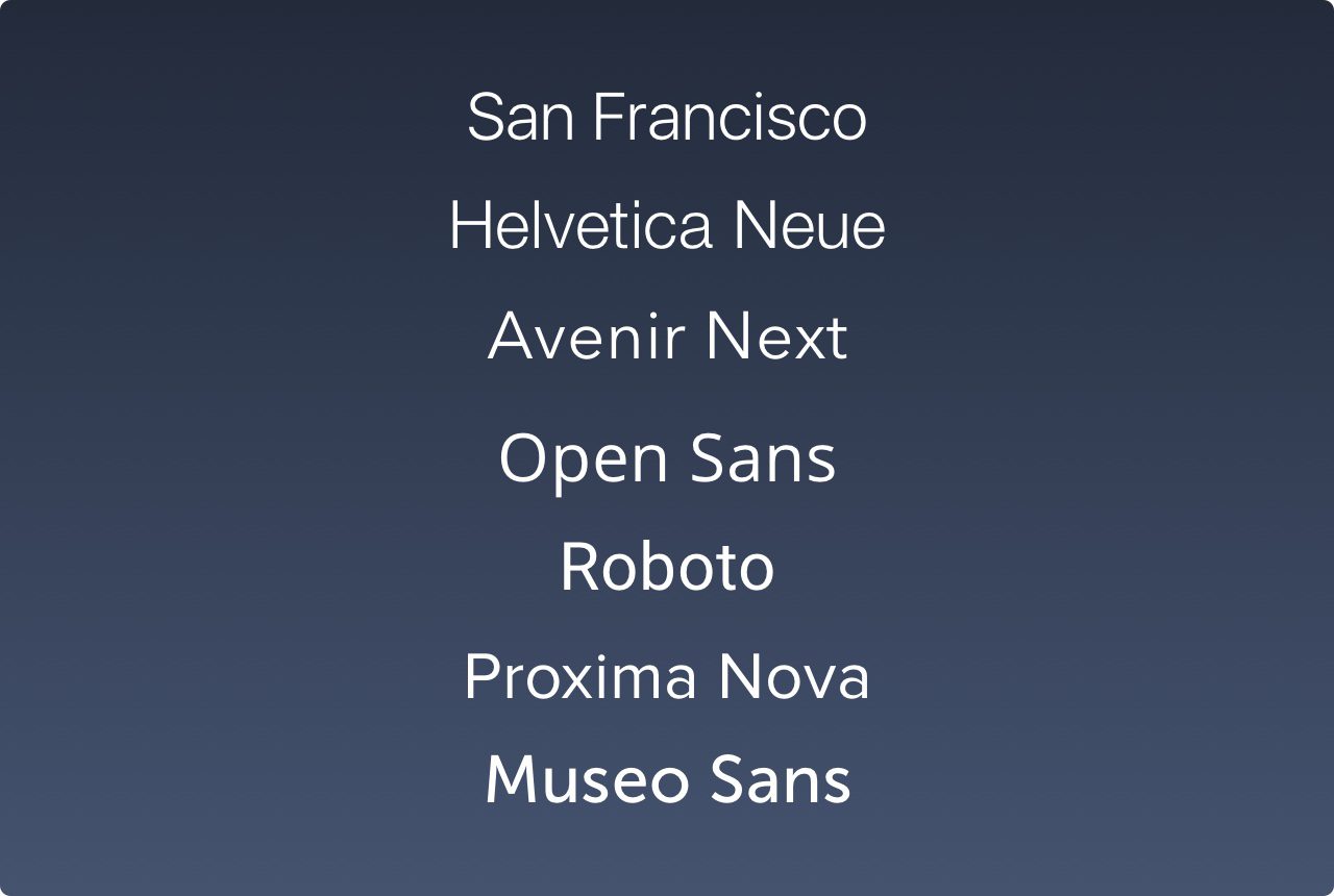 Typography-List