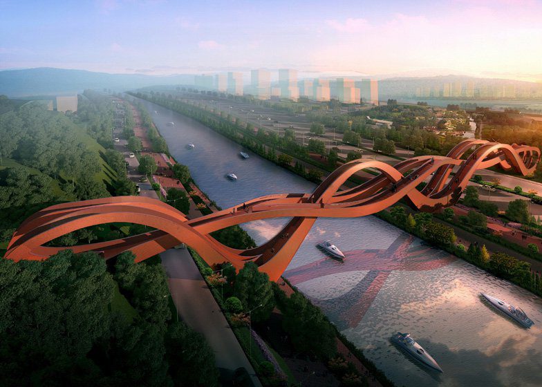 УНІКАЛЬНИЙ червоний міст Lucky Knot, у Китаї – для натхнення дизайнерів