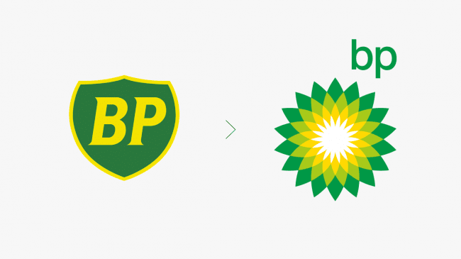 Старе і нове лого BP