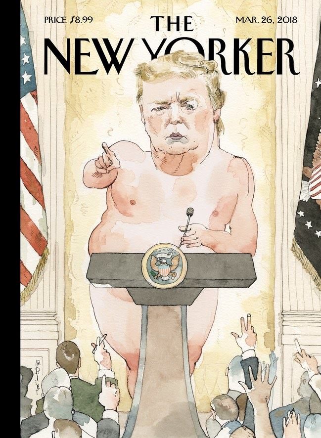 Шикарна ілюстрація від The New Yorker – голий Трамп! (ФОТО)