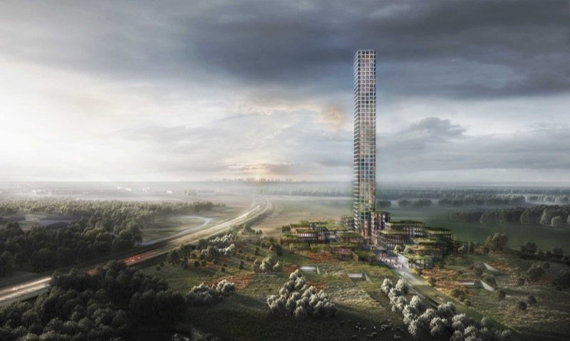 Оригінально: найвищий будинок Західної Європи побудують у маленькому містечку в Данії (ФОТО)